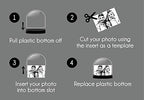 Neil Enterprises Inc. Clear Horizontal Photo Snow Globe