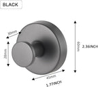 Suction Cup Wreath Hanger，Suction Cup Hooks Hanging 15 Lbs，Waterproof Suction Cup Wreath Holder for Windows (Black, 4)
