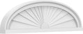 30" W x 8-1/2"H x 2" P Elliptical Sunburst Architectural Grade PVC Pediment