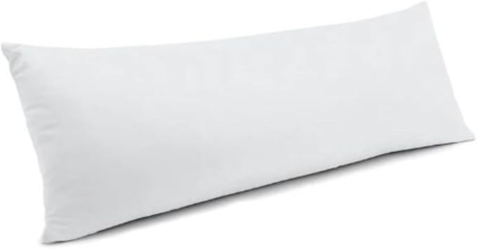 MoonRest® 14x40 Inch Synthetic Down Alternative Rectangle Pillow Insert Form Stuffer for Sofa Shams, Decorative Throw Pillow, Cushion and Bed Pillow Stuffing - Hypoallergenic 14” X 40”