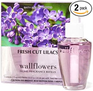 Bath and Body Works Fresh Cut Lilacs Wallflowers Refills 2-Pack 0.8 fl oz / 24 mL Each
