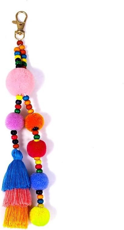 6Pcs Handcrafted Decorative Tassels for DIY Craft Home Décor Handmade Tassels Pink