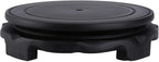 Wooden Display Stand Round Pedestal Base 5.11X5.11X1.57In Oriental Vase Sculpture Display Riser for Home Bedroom Living Room
