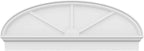 54" W x 20-3/8"H x 2-3/4"P Elliptical 3 Spoke Architectural Grade PVC Combination Pediment