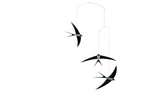 3 Swallow Hanging Mobile - 20 Inches - Premium-Grade Cardstock - Handmade in Denmark by Flensted