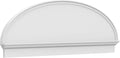 72" W x 24-7/8"H x 2-3/4"P Elliptical Smooth Architectural Grade PVC Combination Pediment