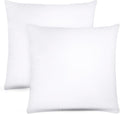 Covers & All Throw Pillow Inserts Only Pack of 2, Durable Soft Square 24 x 24 Inches 65 GSM Non-Woven Fabric with 15D Silicon Fiber Filling, Universal uses for Home Decor Office Indoor Outdoor