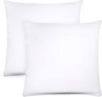 Covers & All Throw Pillow Inserts Only Pack of 2, Durable Soft Square 24 x 24 Inches 65 GSM Non-Woven Fabric with 15D Silicon Fiber Filling, Universal uses for Home Decor Office Indoor Outdoor
