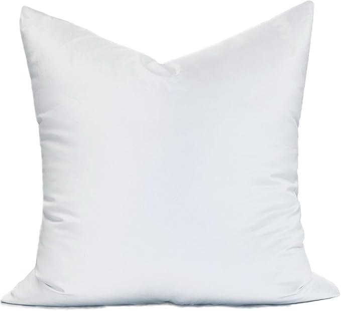 MoonRest® 20x20 Inch Synthetic Down Alternative Square Pillow Insert Form Stuffer for Sofa Shams, Decorative Throw Pillow, Cushion and Bed Pillow Stuffing - Hypoallergenic 20“X 20”
