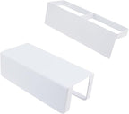 Bitray Umbrella Stand Holder Metal Wall Mounted Umbrella Holder Rack No Punching Umbrella Stand Entryway Hotel Home and Office - White