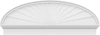 54" W x 20-3/8"H x 2-3/4"P Elliptical Sunburst Architectural Grade PVC Combination Pediment