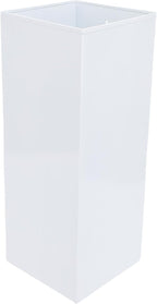 Umbrella Stand, Umbrella Holder for Entryway, Metal Square Umbrella Rack Organizer Freestanding, for Canes Walking Sticks (White)