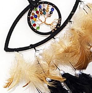 Black Evil Eye Life of Tree Dream Catcher Wall Decor, DreamCatchers Wall Hanging Ornaments for Bedroom Home Decor Festival Gift