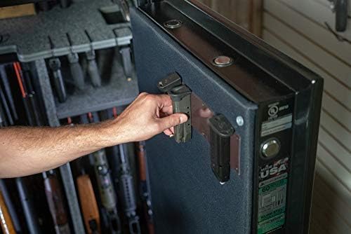 Gun Storage Solutions Magazine Holder - Safe Mag Storage Solution, Desk and Gun Locker Organizer Accessories Mount, Strong Magnet Bar, Gun Rack