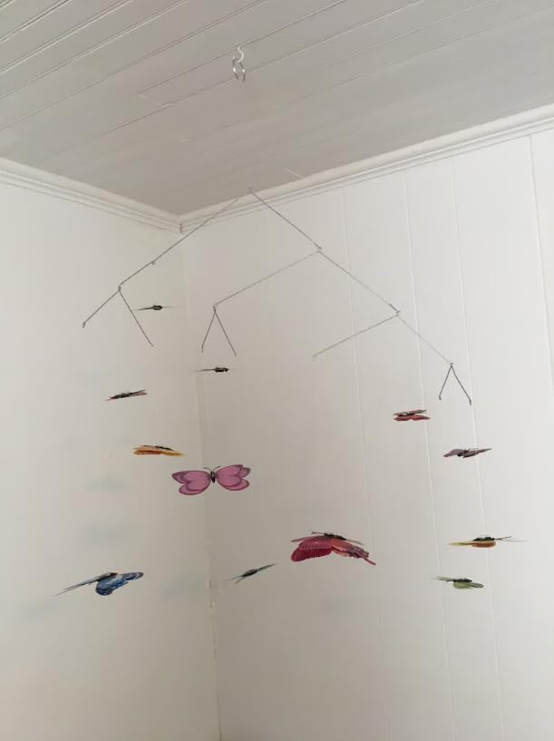 Colorful Butterfly Hanging Mobile, Decorative Lightweight Ceiling Accent for Room Decor