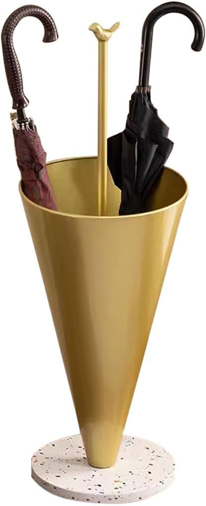 Umbrella Stand Rack Umbrella Basket Tall Umbrella Shape Household Storage Bucket, Multifunctional Umbrella Rack, Nordic Umbrella Stand For Hotel, With Bird Shape Handle ( Color : Yellow , Size : 30*85