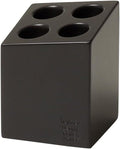 Ideaco Japan Compact Minimalist Design Umbrella Stand Mini Cube 4 Slot Matte Brown
