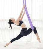 F.Life Aerial Silk Yoga Hammock & Swing for yoga Inversion,Strength training,starter hardware kit