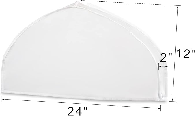 Zilink Shoulder Covers for Clothes (Set of 15) Breathable Garment Dust Covers Protectors with 2" Gusset for Suit, Coats, Jackets, Dress Closet Storage