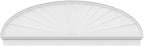 86" W x 28-3/8"H x 2-3/4"P Elliptical Sunburst Architectural Grade PVC Combination Pediment