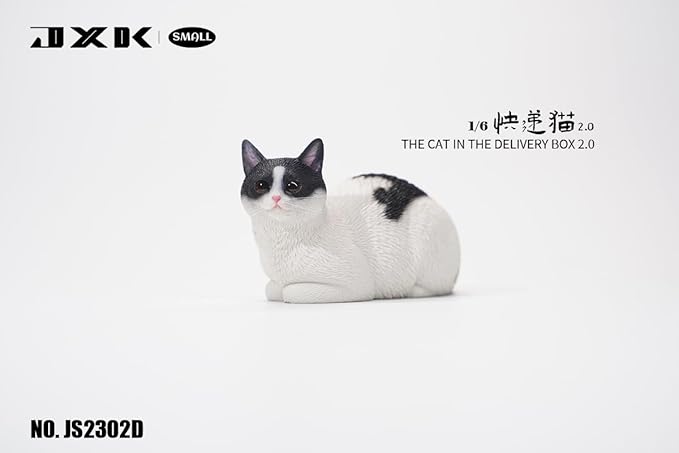 JXK Inbox Cat Statue Small Cat Figurine for Table Decor Durable Polyresin with Intricate Details Gifts for Cat Lovers