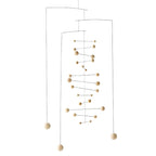 Counterpoint Hanging Mobile - Nature Color - 14 Inches - Steel - Handmade in Denmark by Flensted