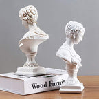 11.8" Classic Greek Venus de Milo Bust Statue, Resin Roman Goddess of Love and Beauty Sculpture Figurine for Home Décor, Large Antique