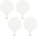 Magnetic Wreath Hanger Heavy Duty Magnet Hooks Hanging Supplies for Metal Door Refrigerator Christmas Wreaths Party Decoration Super Strong Magnetism (White, 4 Pack)