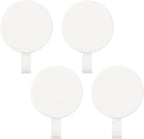 Magnetic Wreath Hanger Heavy Duty Magnet Hooks Hanging Supplies for Metal Door Refrigerator Christmas Wreaths Party Decoration Super Strong Magnetism (White, 4 Pack)