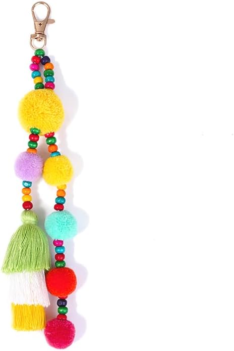 6Pcs Handcrafted Decorative Tassels for DIY Craft Home Décor Handmade Tassels Yellow