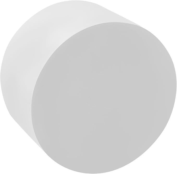 Round Display Pedestal Stand, Event Decor Display Plinth Stands, Bridal Shop Cylinder Plinth Raiser Table, Party Event Decor Circle Pedestal Stand for Boutiques Model Air Conditioner Heightening (White, 19.7*11.8in)