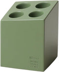 ideaco Mini Cube Umbrella Stand, 4-Piece Umbrella Stand, Mat, Moss Green