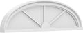36" W x 10" H x 2" P Elliptical 3 Spoke Architectural Grade PVC Pediment