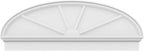 56" W x 20-7/8"H x 2-3/4"P Elliptical 4 Spoke Architectural Grade PVC Combination Pediment