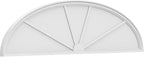 Ekena Millwork84'W x 22'H x 2'P Elliptical 4 Spoke Architectural Grade PVC Pediment