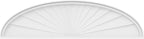 58" W x 15-1/2"H x 2" P Elliptical Sunburst Architectural Grade PVC Pediment