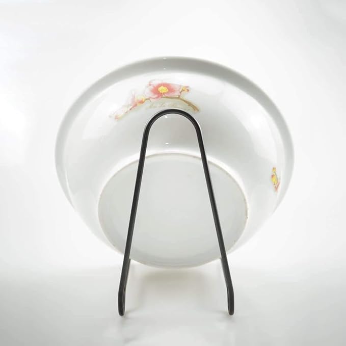 Artliving 2 Pack Display Stand Easel Iron Bowl Stands for Display Large Deep Bowls, Platters and Deep Dishes