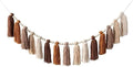WORLDLYDA Boho Tassel Garland Terracotta Rainbow Tassel Wall Hanging Decor for Spring Party Classroom Nursery Kids Bedroom Dorm Office Birthday Baby Shower Wedding Home Decor (LS01-Terracotta)