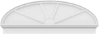 60" W x 21-7/8"H x 2-3/4"P Elliptical 4 Spoke Architectural Grade PVC Combination Pediment