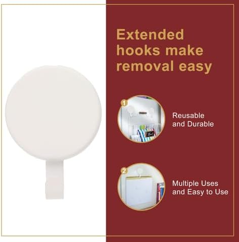 Haute Decor Attract Magnetic Hanger, 1 Pack - Strong Magnet Hook for Metal Doors and Surfaces