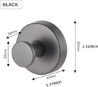 Suction Cup Wreath Hanger，Suction Cup Hooks Hanging 15 Lbs，Waterproof Suction Cup Wreath Holder for Windows (Black, 2)