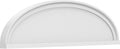Ekena Millwork 30"W x 8-1/2"H x 2"P Elliptical Smooth Architectural Grade PVC Pediment