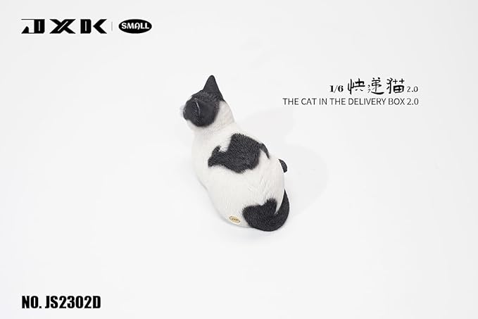 JXK Inbox Cat Statue Small Cat Figurine for Table Decor Durable Polyresin with Intricate Details Gifts for Cat Lovers