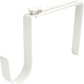 BEISE Wreath Hanger for Headstone, Adjustable 6"- 11", White 1 Pack, Non-Slip Sponge Grip, Fits Thick Upright Gravestone with Flat or Uneven Arched Tops, Easy Outdoor Cemetery Christmas Décor