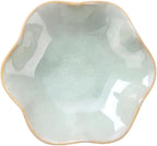 JAMEND CLXP Lotus Leaf Shape Decorative Ring Tray, Small Key Bowl, Ceramic Trinket Tray Jewelry Dish Organizing Necklace Earrings, Home Decoration for Mom Best Friend Sister, Light Green.
