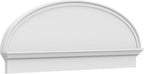 54" W x 20-3/8"H x 2-3/4"P Elliptical Smooth Architectural Grade PVC Combination Pediment