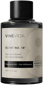 VINEVIDA Caribbean Breeze Fragrance Oil for Cold Air Diffusers - (4 Fl Oz) - Essential Oils for Diffuser Oil Refill & Air Freshener Room Spray