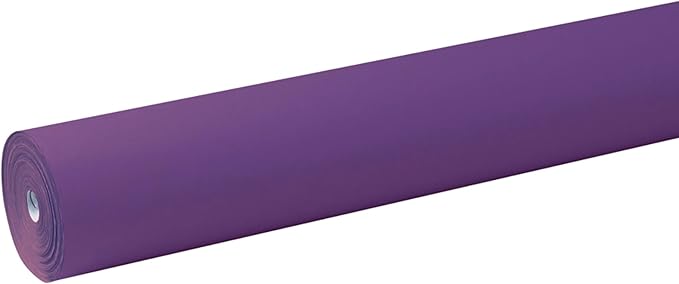 Fadeless Bulletin Board Paper, Fade-Resistant Paper for Classroom Decor, 48” x 200’, Violet, 1 Roll