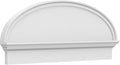 44" W x 17-7/8"H x 2-3/4"P Elliptical Smooth Architectural Grade PVC Combination Pediment