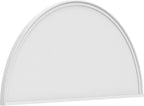 62"W x 31"H x 2"P Half Round Smooth Architectural Grade PVC Pediment